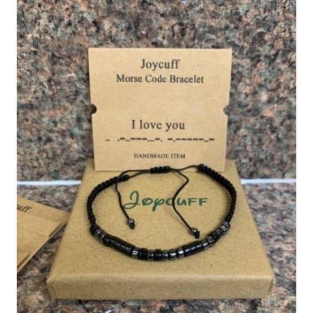 New Morse Code Bracelets for Women Men Gifts for Her Him Mom Dad Daughter